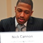 Nick Cannon, celebrity spokesman for Common Sense Media, spoke on Capitol Hill in favor of the Do Not Track Kids Act on March 7. “Much of my career has centered around humor and entertainment. However, what is happening today online is anything but a laughing matter,” he said. (Mattias Gugel/Medill)