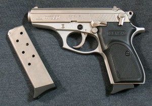 Bersa Thunder 380 nickel handgun
