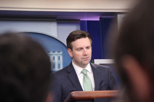 White House Press Secretary discusses national security after Islamic State attacks. (Sean Froelich/Medill).